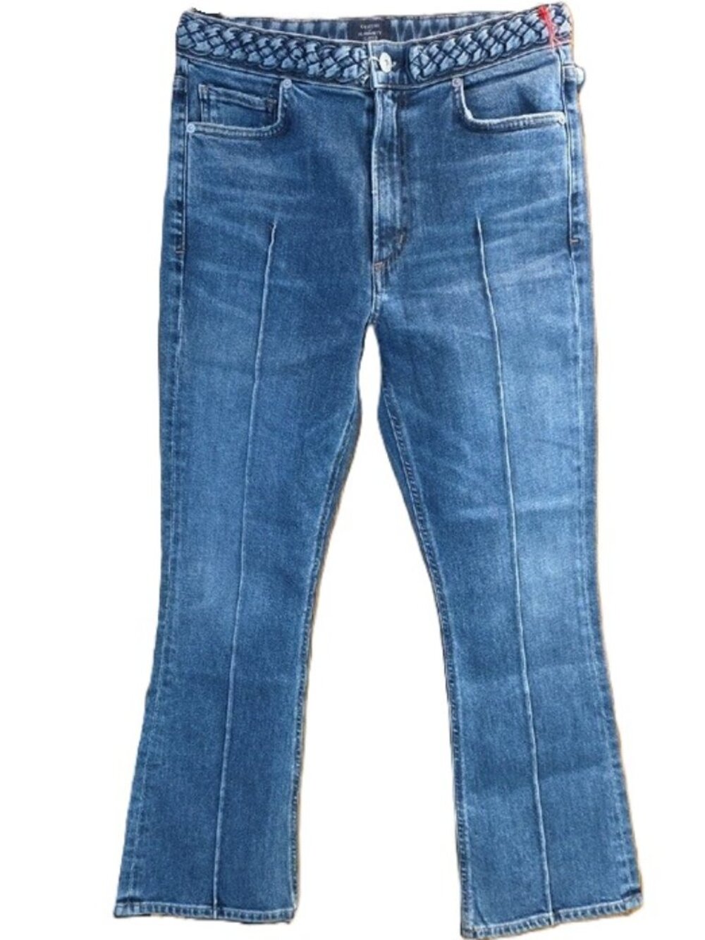 NEW RARE CITIZENS OF HUMANITY HIGH-RISE ANKLE STRAIGHT JEANS IN BLUE SIZE 27
